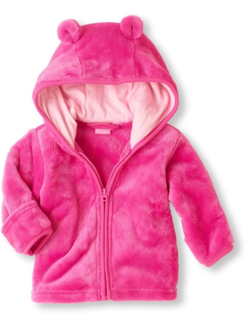 Cozy Infant Fleece Ears Hooded Jacket & Zipper Coat for Boys & Girls - Warm